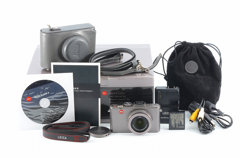希少 限定1000台】 美品 Leica ライカ D-LUX 5 titan 希少 限定1000台】