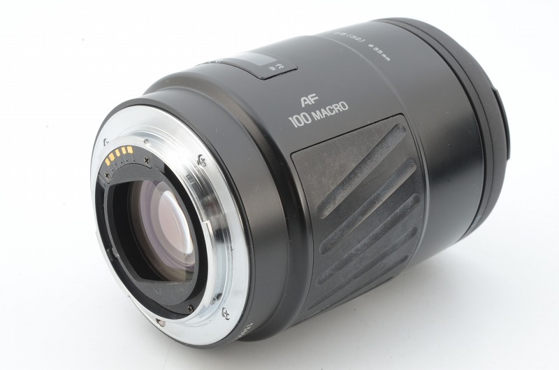 Excellent++ MINOLTA AF MACRO 100mm F/2.8 W/Hood&Case From Japan