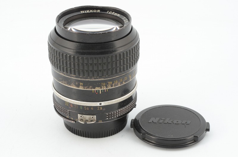As-is Nikon Ai Nikkor 105mm F/2.5 MF Lens From Japan 100822
