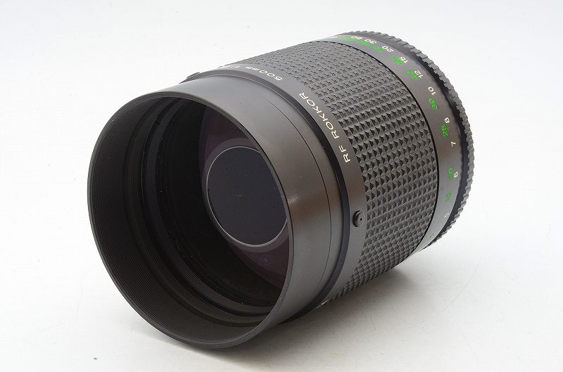 As-is MINOLTA RF ROKKOR 500mm F/8 Telephoto mirror lens From Japan