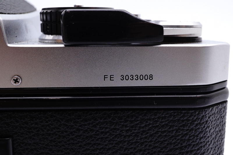 美品 Nikon FE Silver As-is Nikon FE Silver 35mm SLR Film Camera From Japan 144380